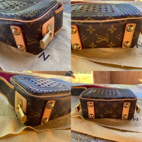 SOLD Louis Vuitton RARE Limited Edition Perforated Mini Trocadero Shoulder Bag - Picture 10 of 16